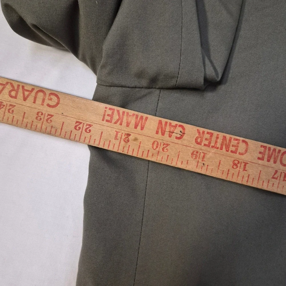 Brooks Brothers Blazer Men 44R Olive Green Brookscool Poplin 3-Button Sport Coat